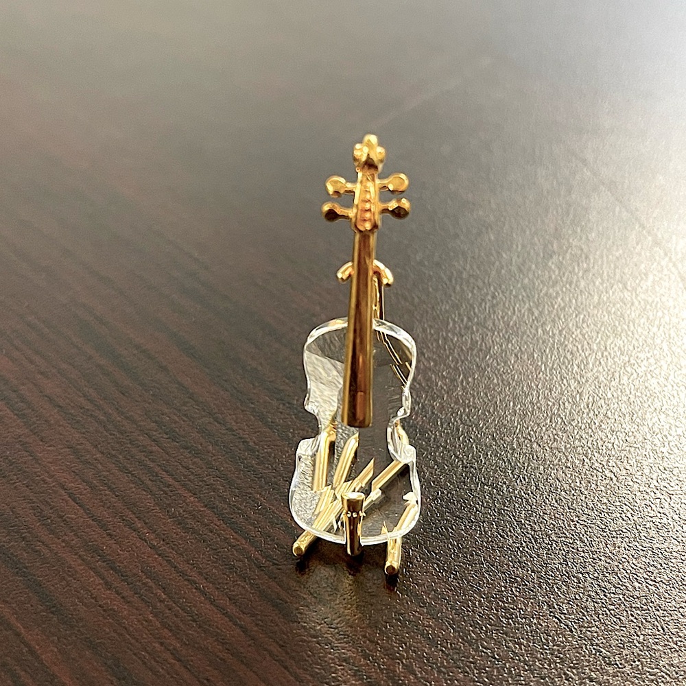 Swarovski Classics Collection Violin Figurine (Rare & Discontinued)
